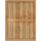 Ekena Millwork Framed Board-n-Batten Shutters, Rough Sawn Western Red Cedar, 26 7/8W x 36H, PR RBF06S26X036RWR - alternate 2